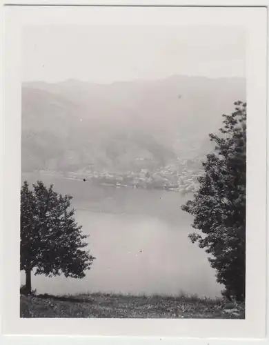 (F16492) Orig. Foto Tummersbach, Blick über den See 1944