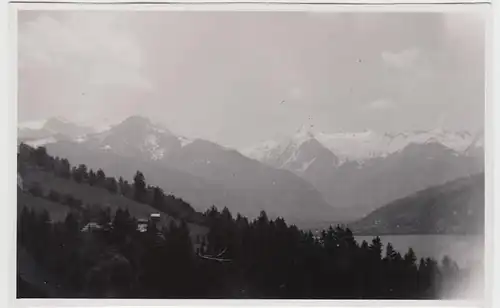 (F16458) Orig. Foto Zell am See, Landschaft mit See 1944