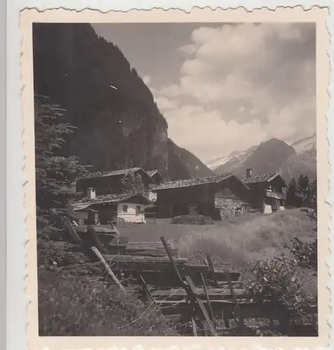 (F16457) Orig. Foto Zell am See, Berghütten 1944