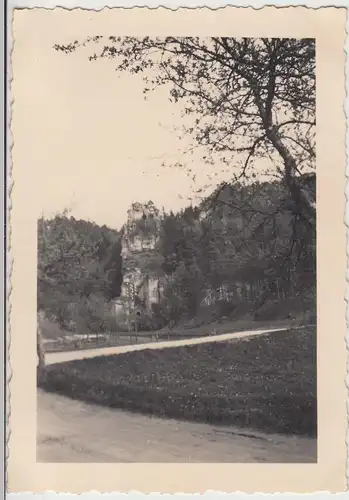 (F16375) Orig. Foto Rupprechtstegen, Blick auf einen Felsen 1932