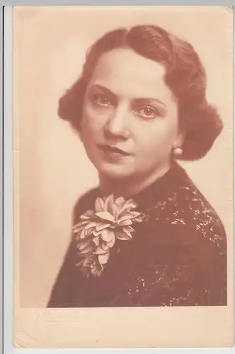 (F16357) Orig. Foto Porträt junge Frau Lilly, Nürnberg 1941