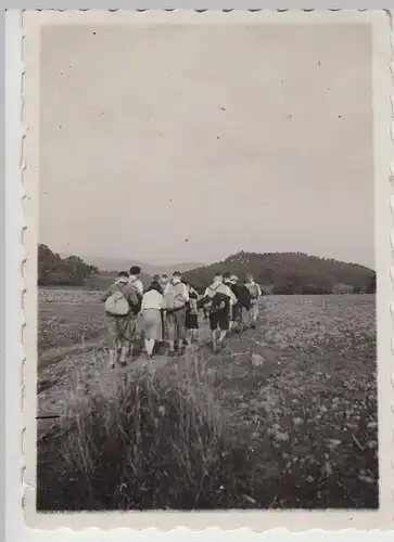 (F16350) Orig. Foto Artelshofen, Wanderer 1932