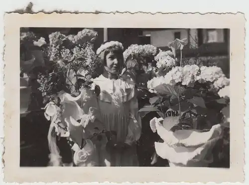 (F16327) Orig. Foto Kind Marianne Bresser aus Köln, Kommunionsfeier 1936