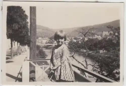 (F16271) Orig. Foto Bad Nassau, Kind Marianna an d. Bergstraße 1930