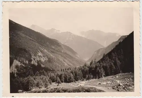 (F16080) Orig. Foto Tauerntal, auf dem Weg zur Jamnighütte 1938