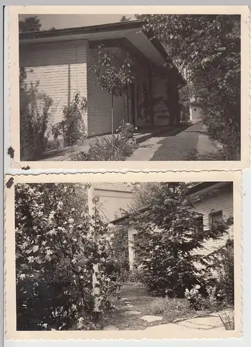 (F16041) 2x Orig. Foto Wohnhaus Flachdach 1938