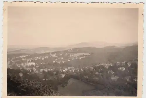 (F16007) Orig. Foto Eisenach, Blick von der Wartburg 1936