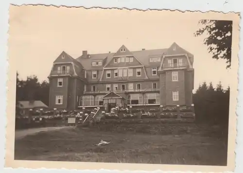 (F15998) Orig. Foto Ilmenau, Hotel Gabelbach 1936
