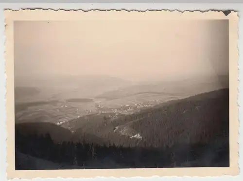 (F15997) Orig. Foto Elgersburg, Blick von der Carl-Eduard-Warte 1936