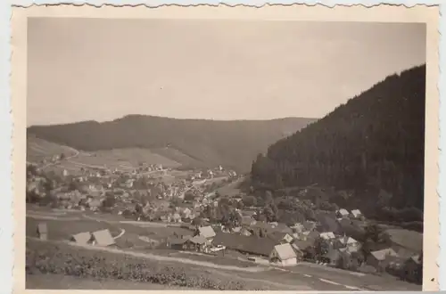 (F15989) Orig. Foto Manebach, Blick vom Wasserwerk 1936
