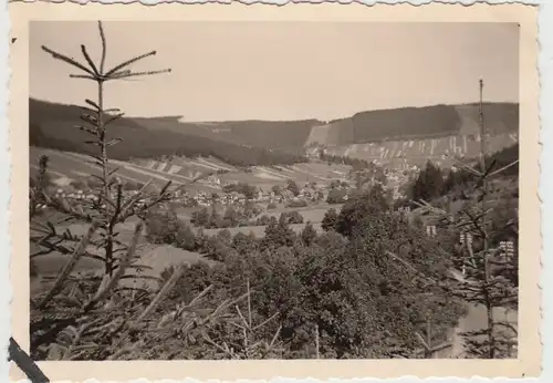 (F15987) Orig. Foto Manebach, Ortsansicht 1936