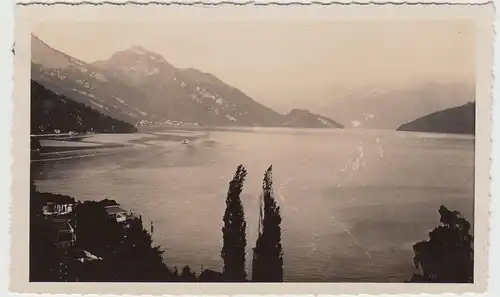 (F15937) Orig. Foto Weggis, Blick über den Vierwaldstätter See 1929