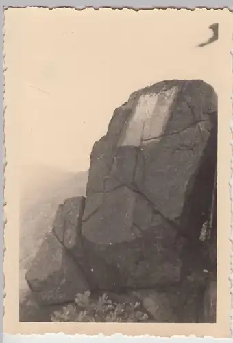 (F15778) Orig. Foto Felsen i.d. Sächsischen Schweiz, Pirna, Weesenstein 1954