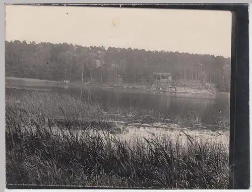 (F15438) Orig. Foto Großer Stadtsee, Partie 1925 (Hamburg?)