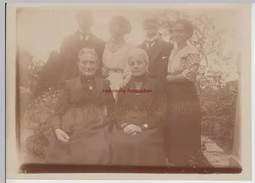 (F15397) Orig. Foto Personen, Gruppenbild im Freien 1910er