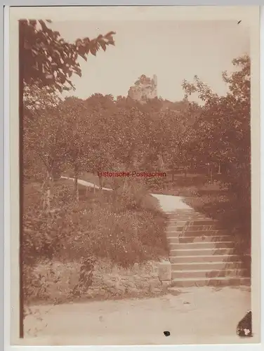 (F15387) Orig. Foto Bad Kissingen, Burgruine Botenlauben 1910er