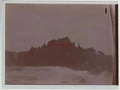 (F15352) Orig. Foto Schloss Laufen am Rheinfall 1910er