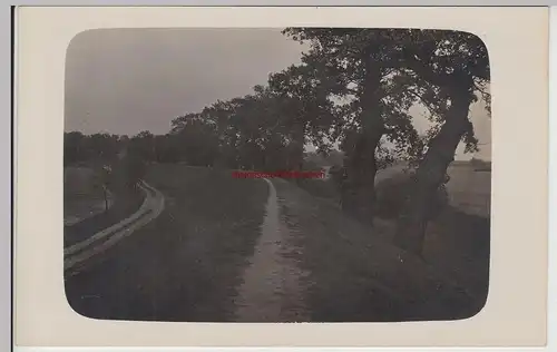 (F15261) Orig. Foto Weg, Wanderpfad auf einem Damm 1910er