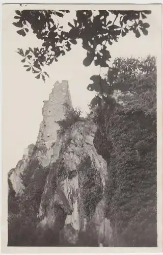 (F15235) Orig. Foto Drachenfels, Blick zur Ruine 1930