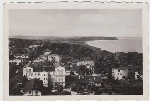 (F15205) Orig. Foto Göhren a. Rügen, Ansicht mit Strandhotel 1936