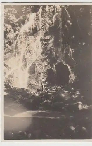 (F14898) Orig. Foto Bad Harzburg, Radau Wasserfall 1929