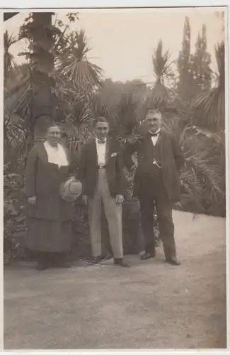 (F14891) Orig. Foto Bad Pyrmont, Personen im Palmengarten 1928