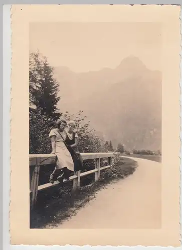 (F14777) Orig. Foto Garmisch-Partenkirchen, Damen Bergwanderung 1933