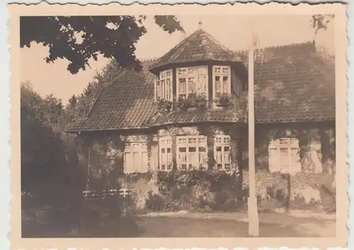 (F14736) Orig. Foto Müden (Örtze), Haus Ginsterbusch von Felicitas Rose 1932