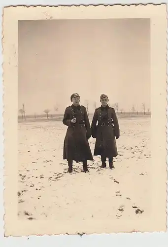 (F14495) Orig. Foto deutsche Soldaten im Winter 1940er
