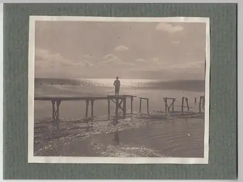 (F14350) Orig. Foto Nordschleswig, am Alsensund 1910