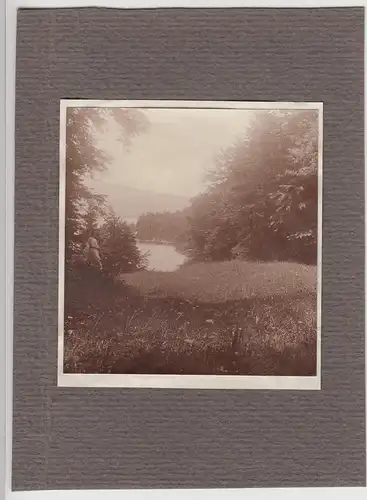 (F14320) Orig. Foto Blick auf den Walchensee 1911