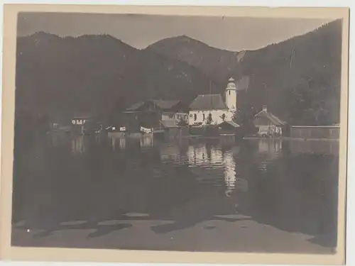 (F14317) Orig. Foto Blick über den Walchensee 1911