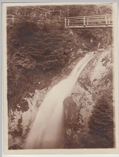 (F14286) Orig. Foto Allerheiligen Wasserfälle im Schwarzwald 1911