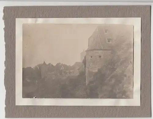 (F14280) Orig. Foto Rothenburg o. Tauber, äußere Stadtmauer 1911