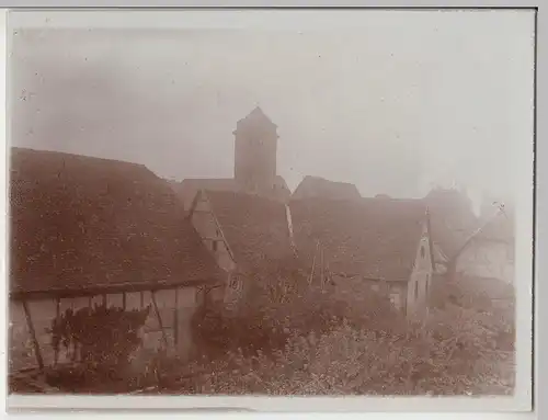 (F14278) Orig. Foto Rothenburg o. Tauber, Blick vom Wallgang 1911
