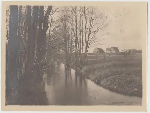 (F14265) Orig. Foto Landschaft in Vorpommern, vermutl. bei Ducherow 1911