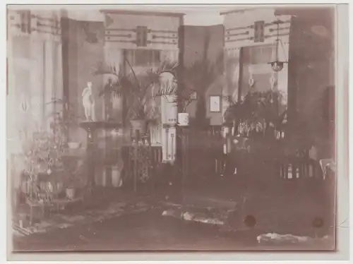 (F14224) Orig. Foto Wohnzimmer, Einrichtung 1911
