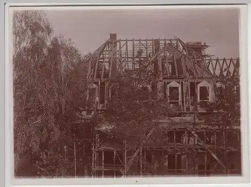 (F14216) Orig. Foto Berlin Grunewald, Neubau d. "Haus Babenberg" 1911