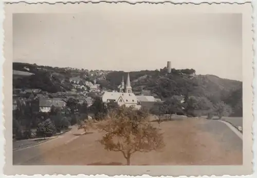 (F14175) Orig. Foto Stromberg (Hunsrück), Blick zur Fustenburg 1938