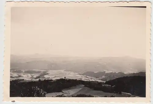 (F14006) Orig. Foto Hohe Acht, Blick von der Nürburg 1938