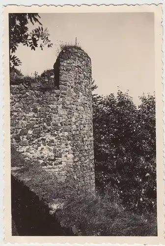(F14005) Orig. Foto Nürburg, Teil der Ruine 1938