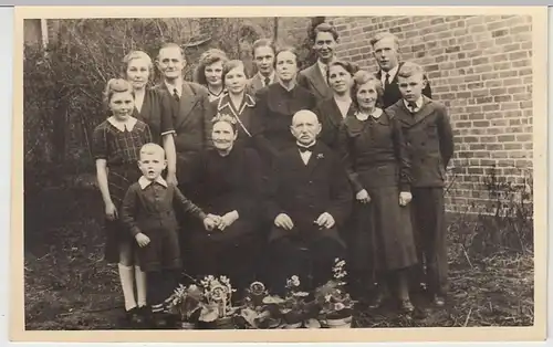 (F1398) Orig. Foto Jubiläumsgesellschaft, goldene Hochzeit