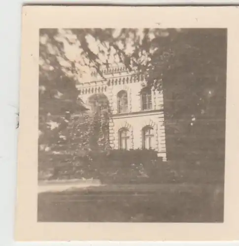 (F13932) Orig. Mini-Foto Hamburg, Gebäude in der Goethestraße 5, 1942