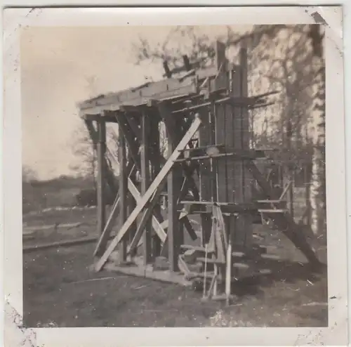 (F13922) Orig. Foto Bad Bramstedt, Lehrbaustelle, Bauwerk 1942