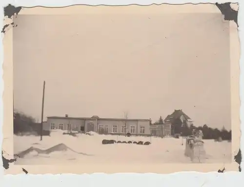 (F13870) Orig. Foto Cuxhaven Sahlenburg, Seehospital 1942, Kantine