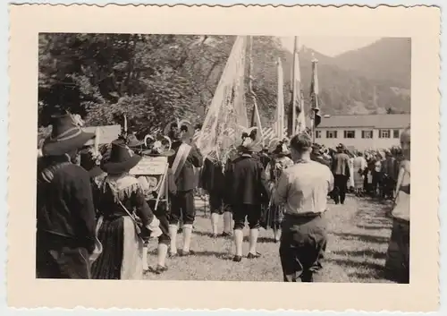 (F13785) Orig. Foto Trachtenfest in Bayern 1950/51