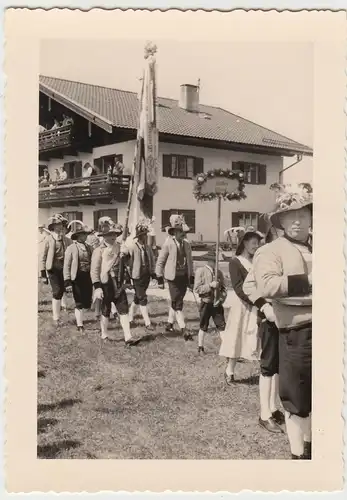 (F13784) Orig. Foto Trachtenfest in Bayern 1950/51
