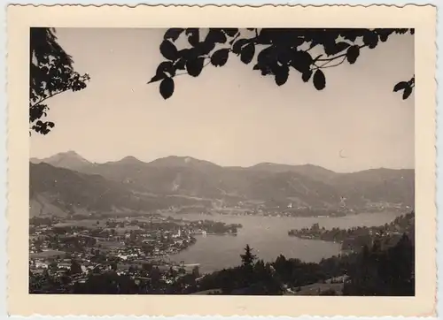 (F13775) Orig. Foto Blick auf den Tegernsee 1950