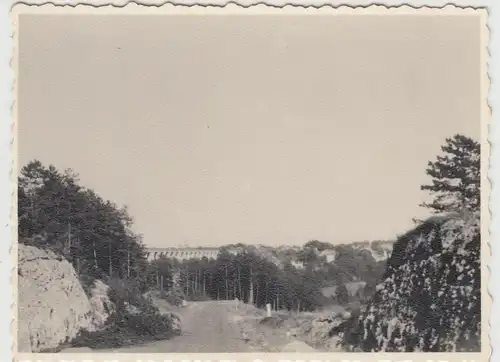 (F13736) Orig. Foto Chaumont, Blick zum Viadukt 1944
