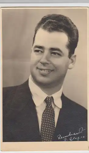 (F1367) Orig. Foto Portrait Herr, Gruß aus Port Alegre 1948